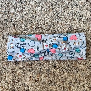 Handmade knot nurse healthcare scrub doctor headband OS NEW